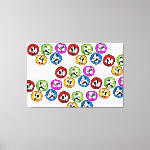 wrapped canvas karate martial arts black belt print