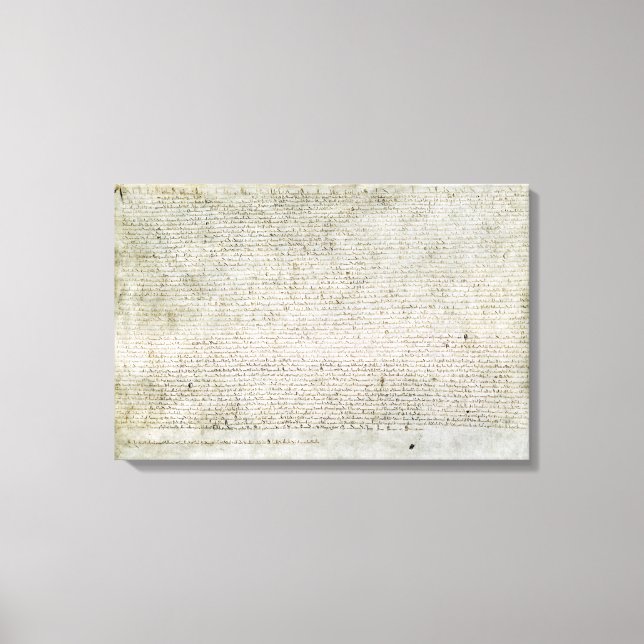 Wrapped Canvas Magna Carta Charter of Liberties Print (Front)
