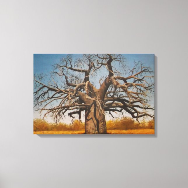Wrapped Canvas Of Baobab Tree Print (Front)