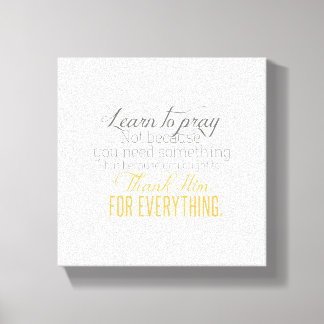 Wrapped Canvas Print