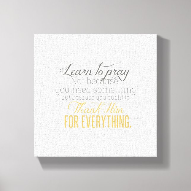Wrapped Canvas Print (Front)