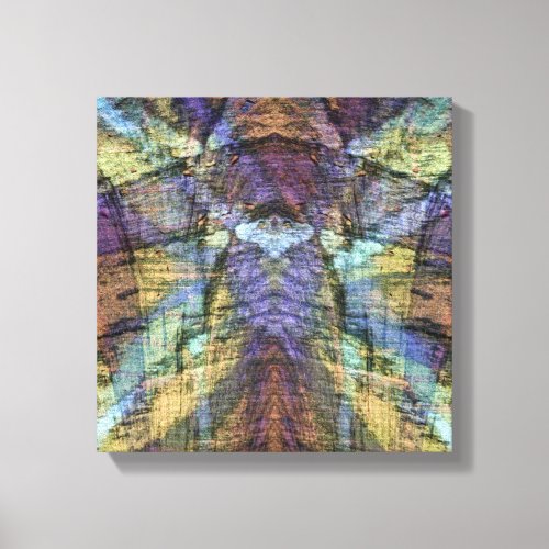 Wrapped Canvas Print Abstract Chalk on Cement 2