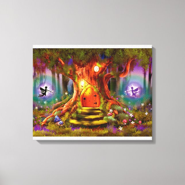 Wrapped canvas The Magic Tree Print (Front)