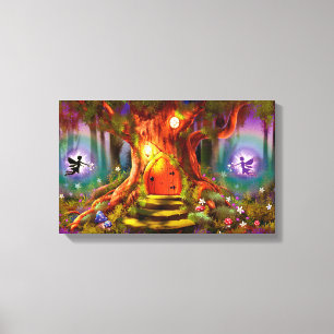 Wrapped canvas The Magic Tree Print