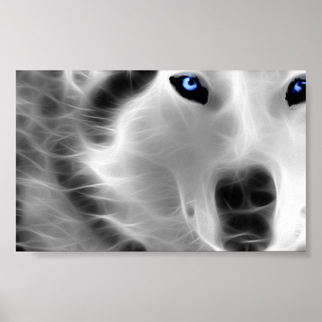 Wrapped Canvas Wolf Spirit 4' X 6' Canvas Poster (Front)