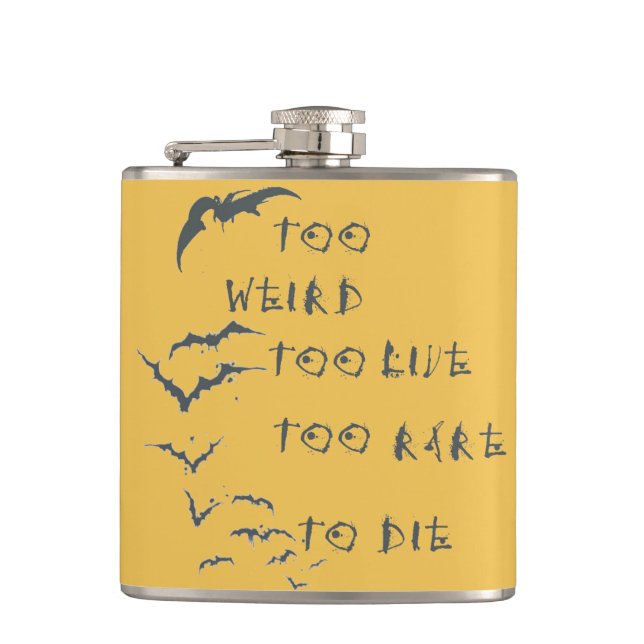 Wrapped Flask "Fear and Loathing in Las Vegas" (Front)