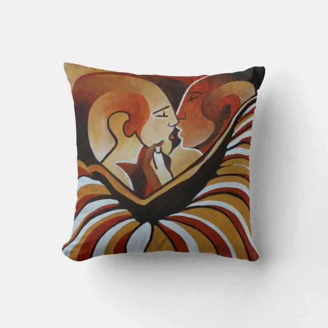 Wrapped In A Blanket Of Love Throw Pillow (Front)