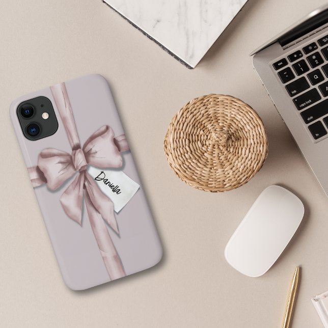 Wrapped in a pink bow Case-Mate iPhone case (Creator Uploaded)