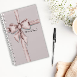 Wrapped in a pink bow - Templated planner