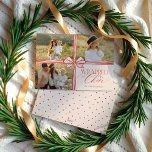 Wrapped in Cheer Elegant Bow Present Photo Collage Holiday Card<br><div class="desc">Celebrate the joy of the holiday season with our wrapped in cheer elegant bow present photo collage Christmas card." This card is the perfect blend of elegance and whimsy, designed to showcase your cherished memories in a delightful and festive manner. The design prominently features our sophisticated Christmas Bow and Ribbon...</div>