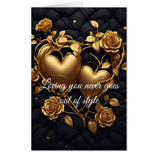 Wrapped in Gold Card