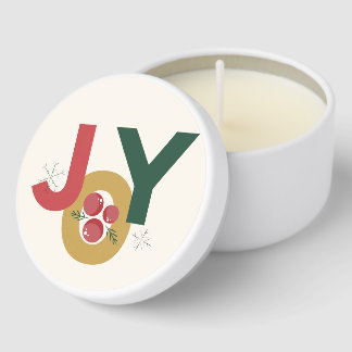 Wrapped in Joy Christmas Mini Candle Favors