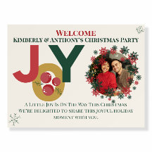 Wrapped in Joy, Tied with Merry Photo Welcome