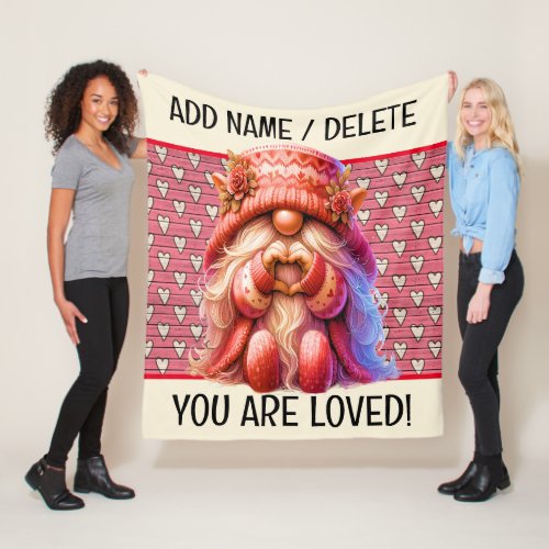 Wrapped in Love Fleece Blanket