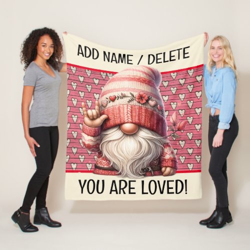 Wrapped in Love Fleece Blanket