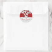 Wrapped in Love Joined Hearts Wedding Sticker 2 (Bag)
