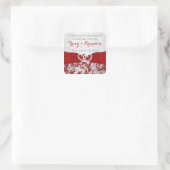 Wrapped in Love Joined Hearts Wedding Sticker 3 (Bag)