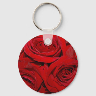 Wrapped in Roses Keychain