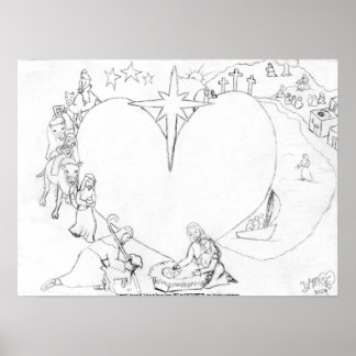 Wrapped in the arms of His Love Poster