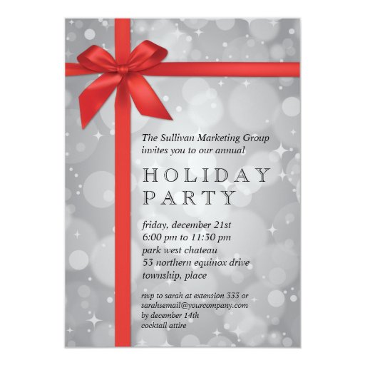 Corporate Holiday Party Invitations 10