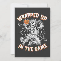 Wrapped up In the Game basketball Halloween