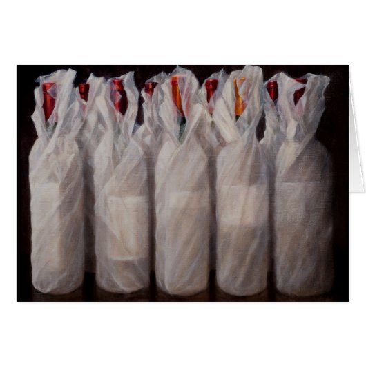 Wrapped Wine Bottles 2010 Cards (Front Horizontal)
