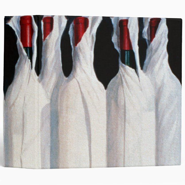 Wrapped Wine Bottles Number 1 1995 Binder (Front/Spine)