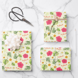 Wrapping - Aloha Hawaiian Wrapping Paper Sheets