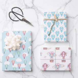 Wrapping - Hot Air Balloons Paper Sheets