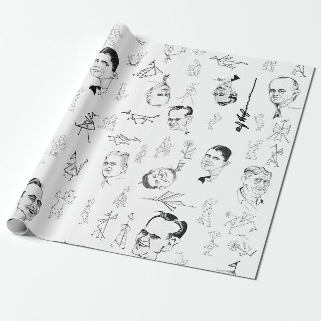 Wrapping paper, 30in x 72in wrapping paper (Unrolled)