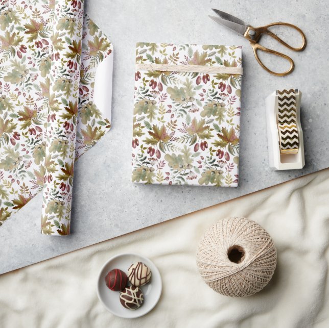 Wrapping Paper 76,2 cm x 1,8 m - Winter Pattern (Crafts)