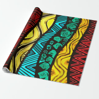 wrapping paper - african print