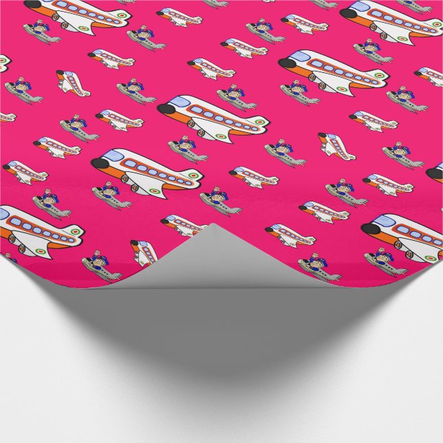 Wrapping paper Airplanes (Corner)