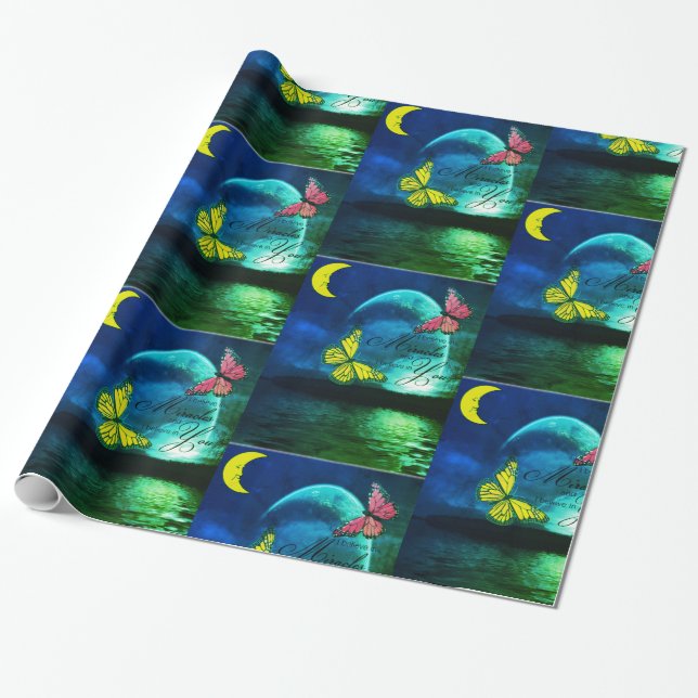 Wrapping paper Believe (Unrolled)