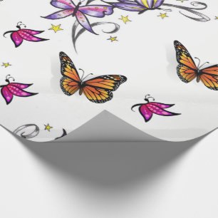 Wrapping paper Butterfly