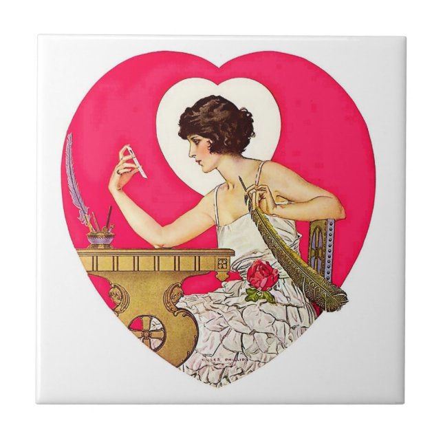 Wrapping Paper Ceramic Tile (Front)