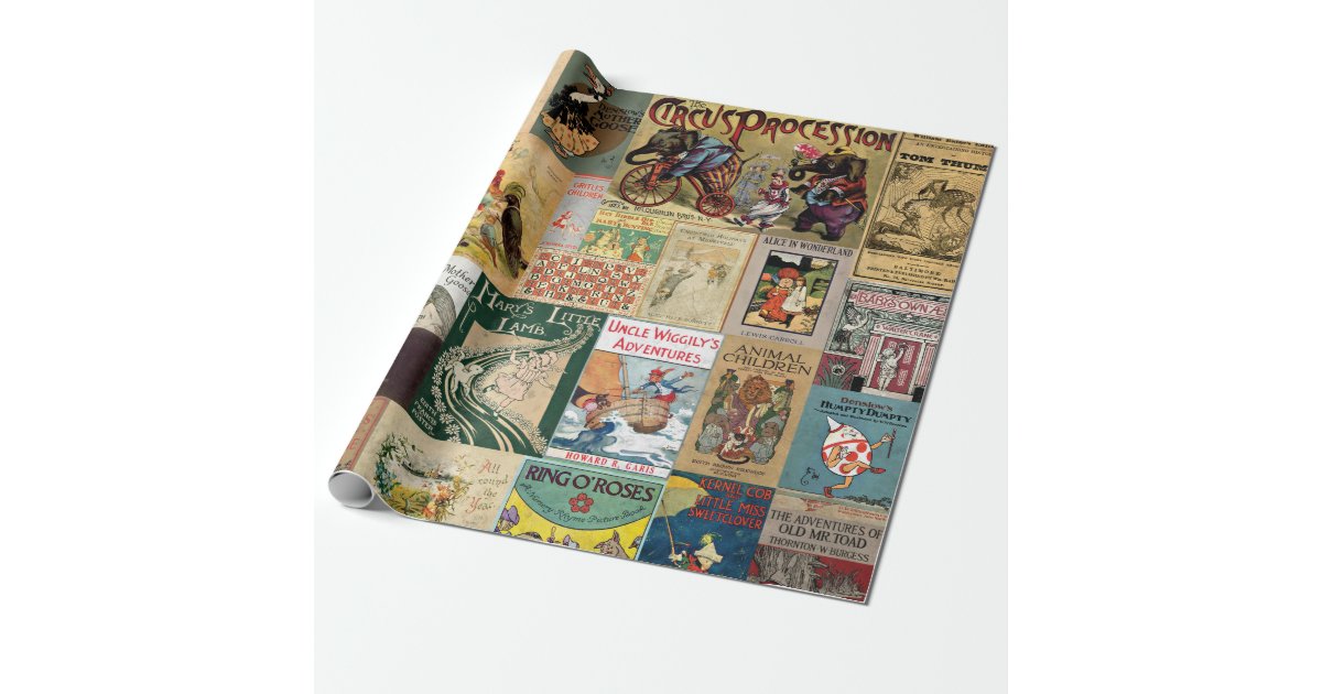 Wrapping Paper Children Books Zazzle