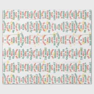Wrapping Paper_Christmas_O Holy Night Wrapping Paper