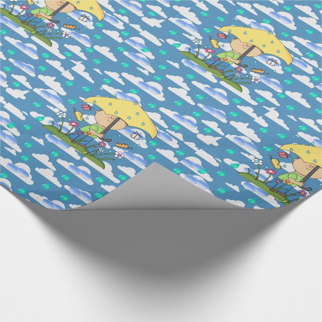 Wrapping paper clouds (Corner)