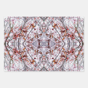 Wrapping Paper: Collaged Cherry Blossom Design Paper Sheets