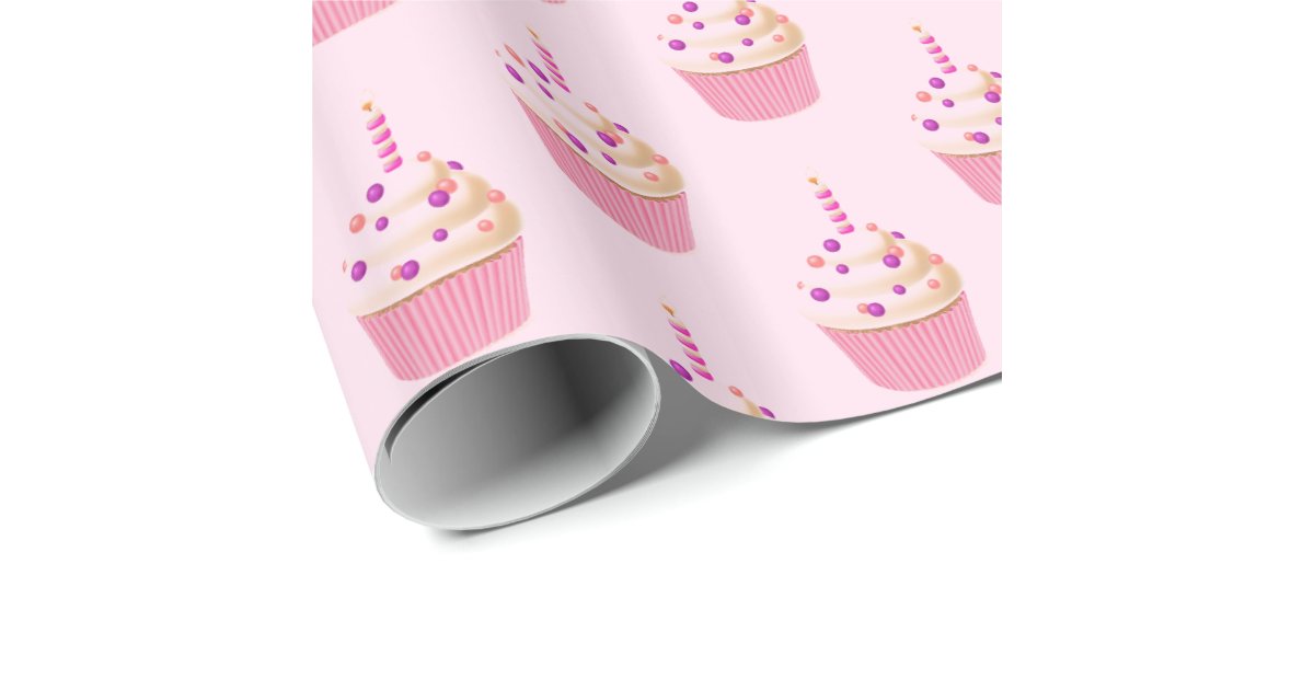 Wrapping PaperCupcake Wrapping Paper Zazzle