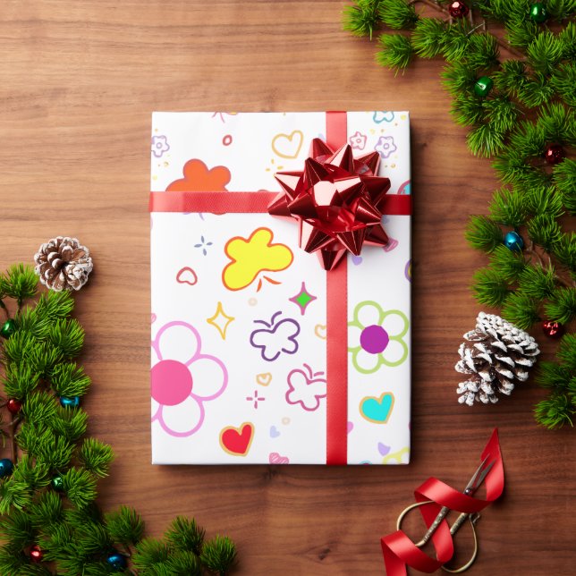 Wrapping paper design for gift (Holiday Gift)