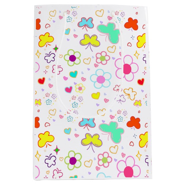 Wrapping paper design for gift medium gift bag (Front)
