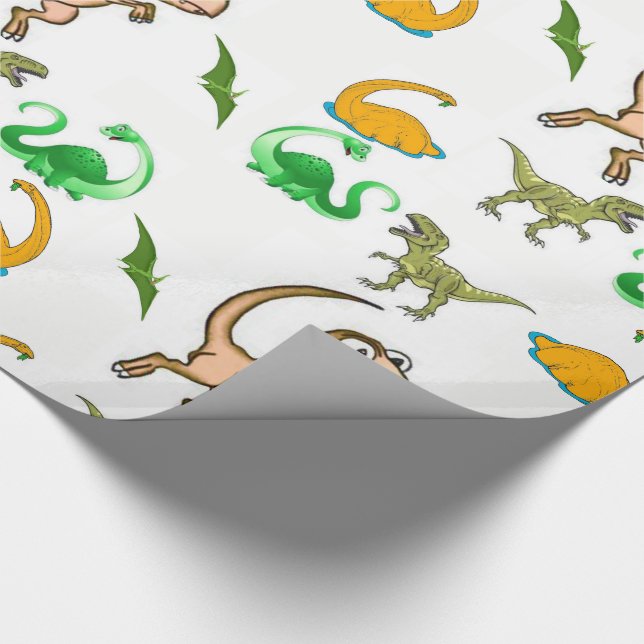 Wrapping paper Dinosaurs (Corner)