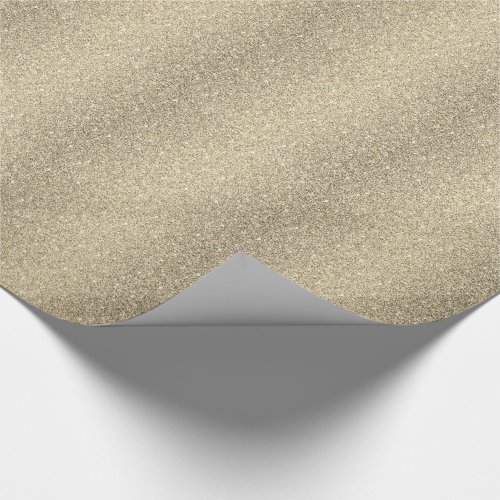 Wrapping Paper Faux Gold Glitter