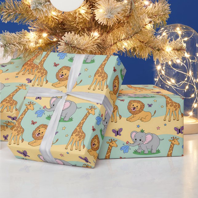 Wrapping paper featuring a playful pattern (Creator Uploaded)