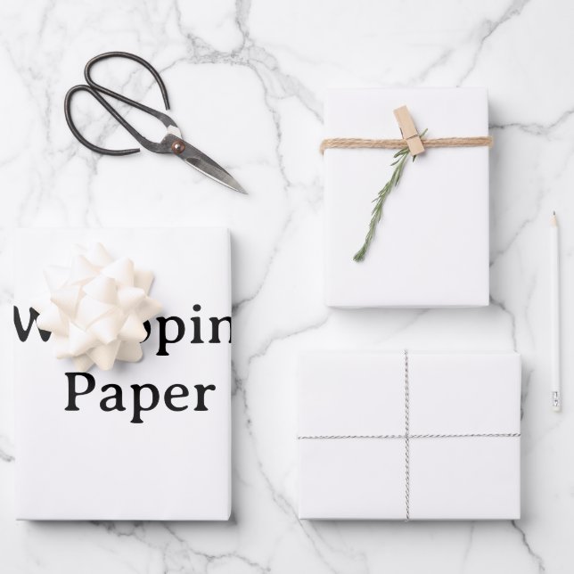 Wrapping Paper Flat Sheet Set of 3 (Front)