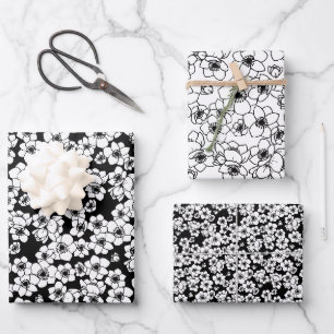 Wrapping Paper Flat Sheet Set of 3