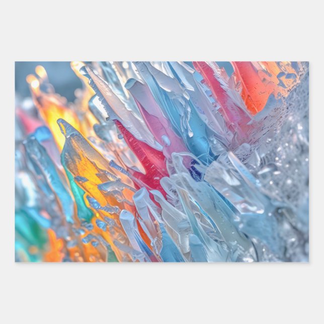 Wrapping Paper Flat Sheet Set of 3 (Front)