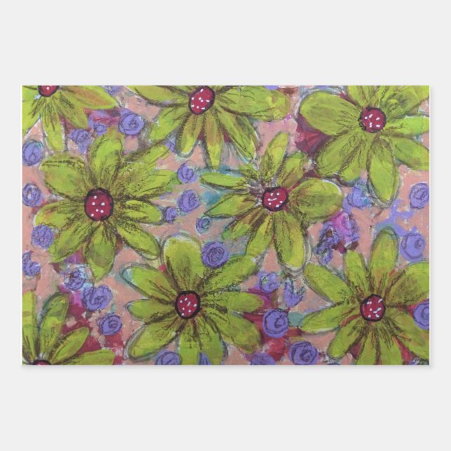 Wrapping Paper Flat Sheet Set of 3 (Front)